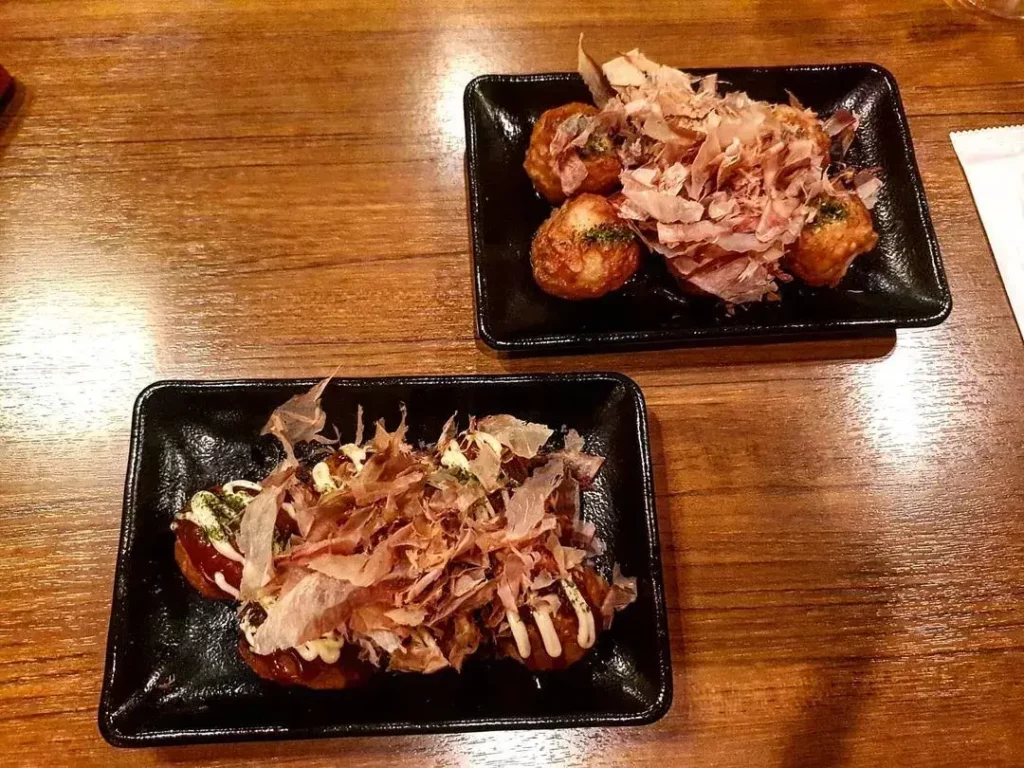 Taokoyaki, plat japonais de boulettes au poulpe