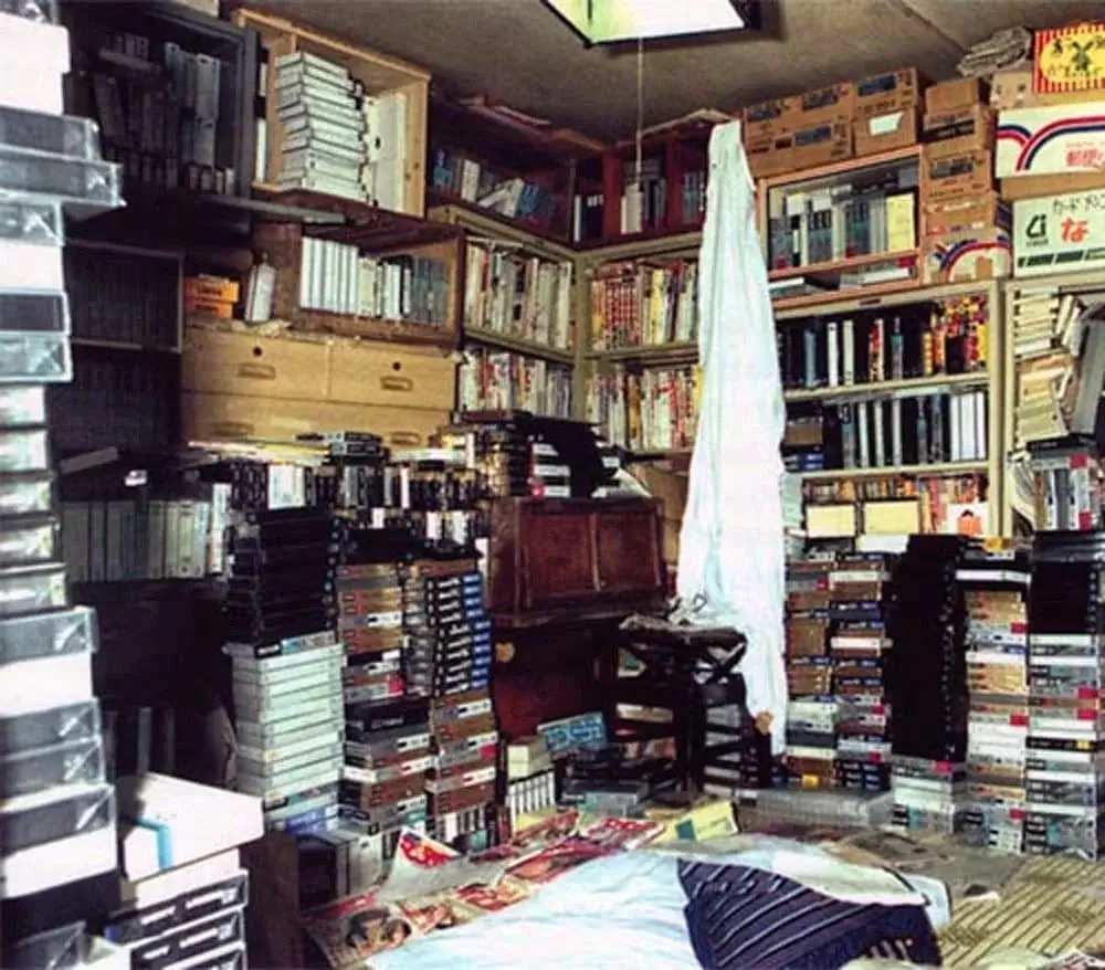 La chambre du tueur Tsutomu Miyazaki