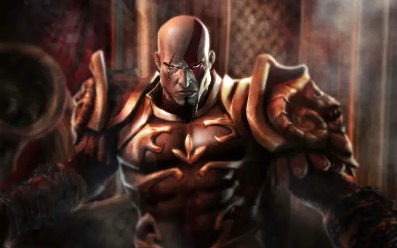 Kratos : Fils de Zeus, nouveau dieu de la guerre dans les jeux. Kratos est dans la mythologie le dieu de la Puissance, le Pouvoir, la Vigueur et la Solidité.
