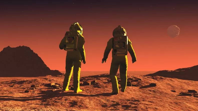 4 Volontaires vont vivre dans une simulation d’habitat de Mars pendant un an !