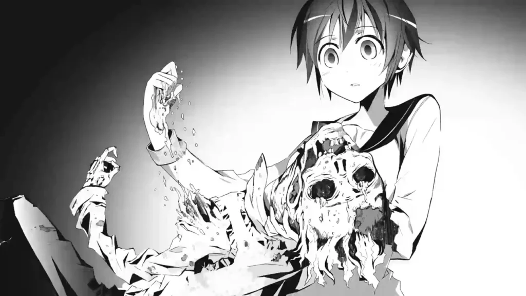 Planche manga corpse party blood covered