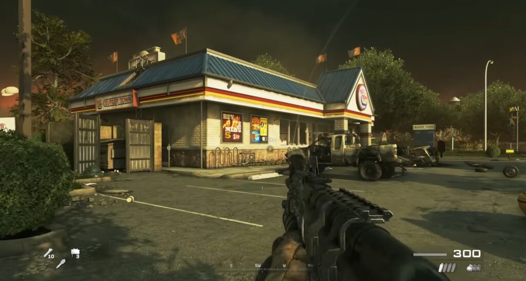 Call of Duty Modern Warfare 2 (2009) mission Wolverines ! Burger Town
