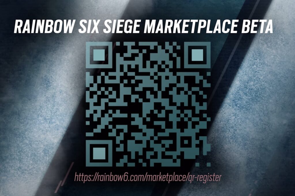 QR code marketplace rainbow six siege