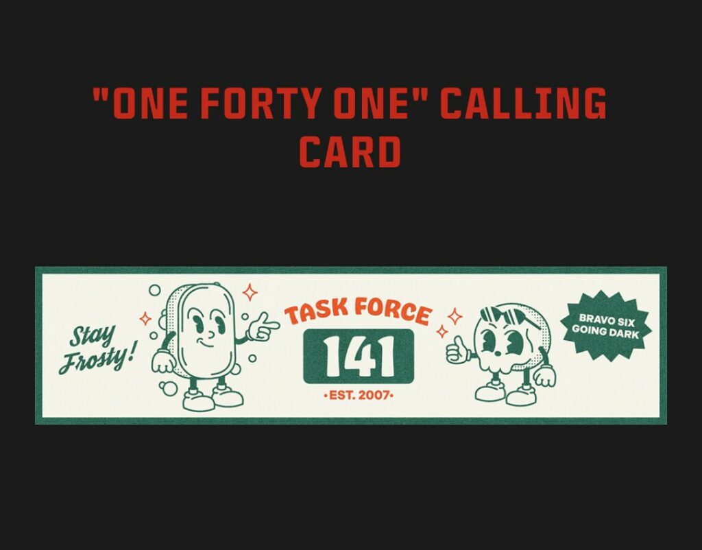 pack 141 fulllife
one forty one calling card
call of duty