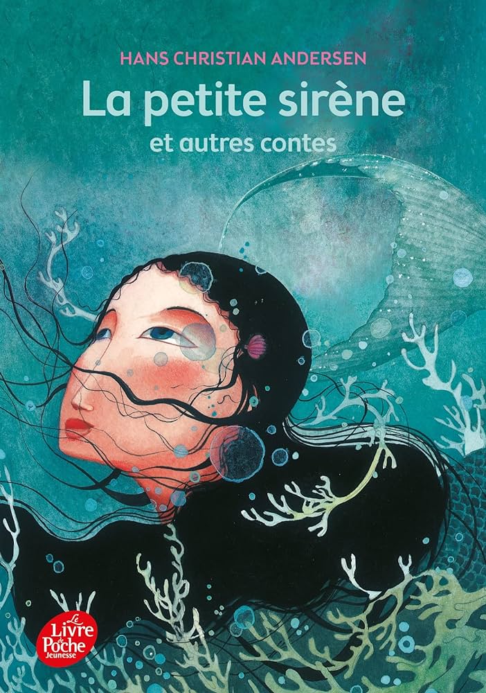Couverture du conte d'Hans Christian Andersen : la petite sirène.