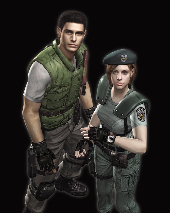 Resident Evil Chris Redfield et Jill Valentine Umbrella Corporation