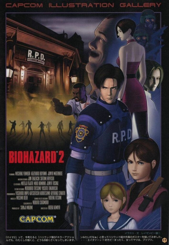 Resident Evil 2 Leon S. Kennedy et Claire Redfield Raccoon City