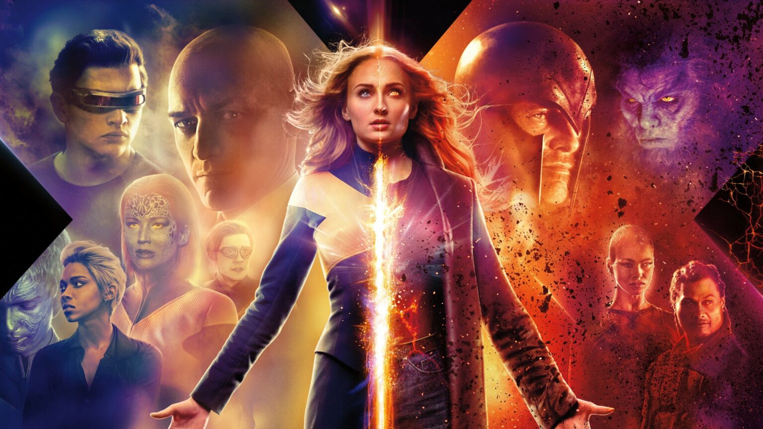 Critique de X-Men: Dark Phoenix (2019). La chute se prolonge X-Men Dark Phoenix