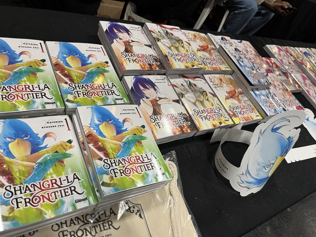 Les 14 tomes de Shangri-La Frontier en vente dans le Quartier Manga !