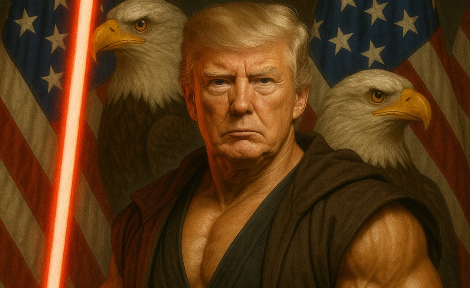 Trump se montre en mode Star Wars, cette image qui interroge Trump